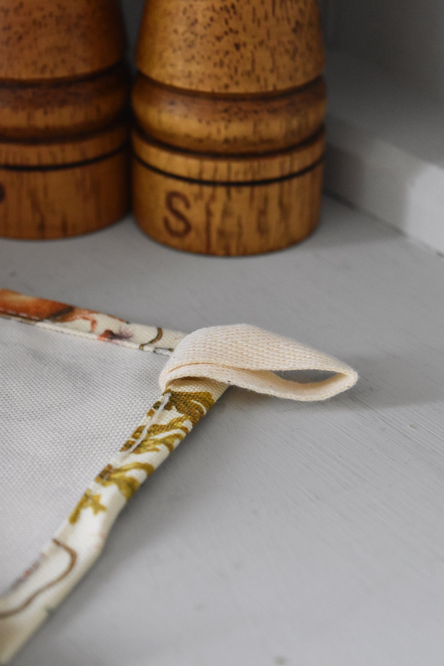 Organic Cotton Cream Rockpool Tea Towel