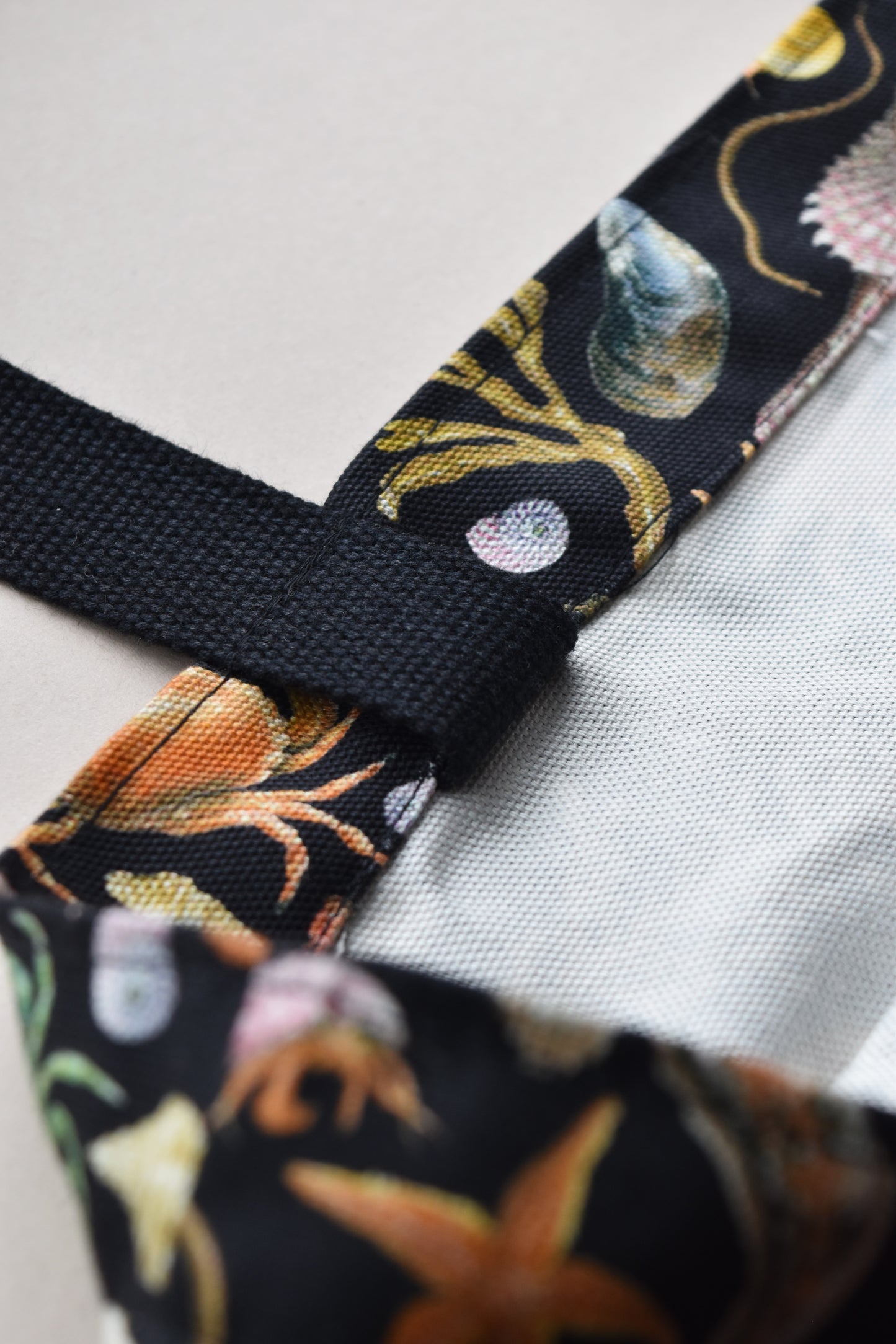 Organic Cotton Black Rockpool Tote