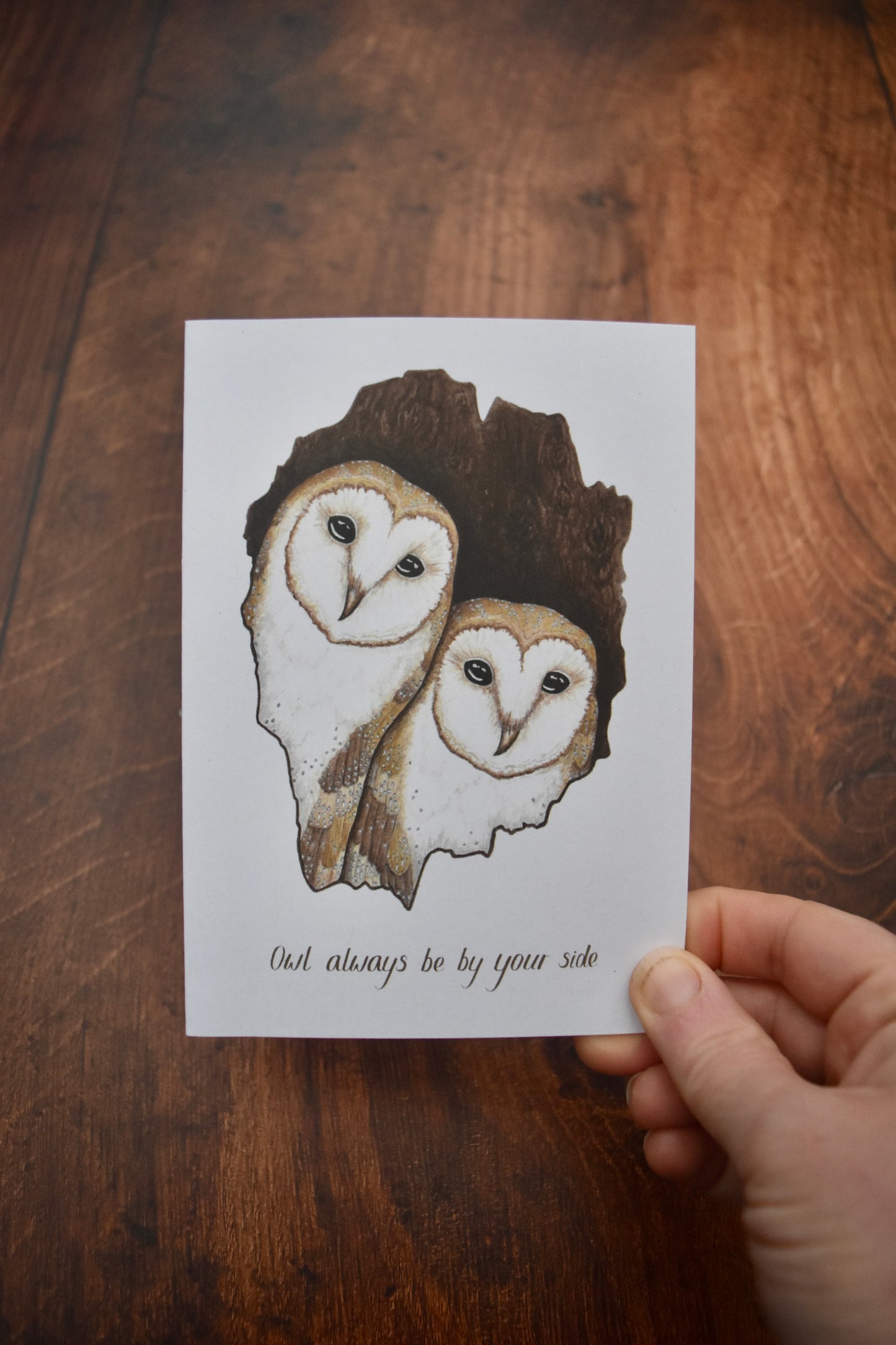 A6 Owl Card